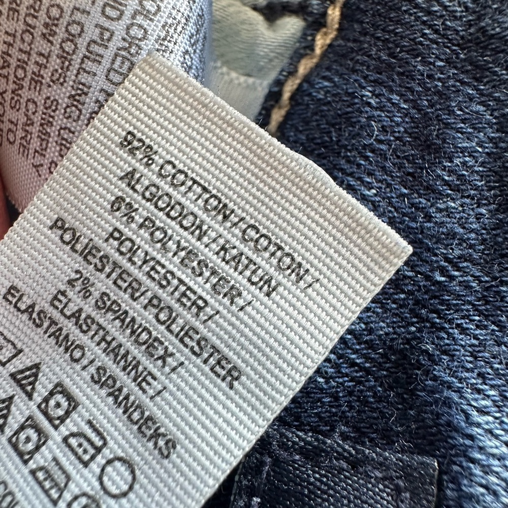 8/$20 Lucky Brand Lolita Distressed Blue Ankle Jeans 0/25 NWOT - Picture 5 of 9
